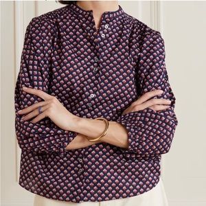 NWT DOEN Ojai harbor medallion top blouse